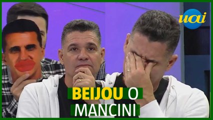 Toledo beija Mancini do AE e paga promessa