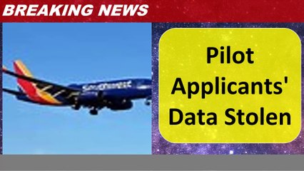 Pilot Applicants' Data Stolen