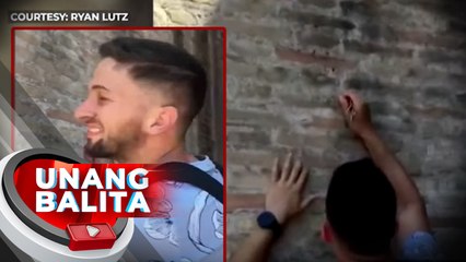 Turistang nahuli-cam na nagsusulat sa Colloseum wall sa Rome, Italy, hinahanap ng mga awtoridad | UB