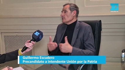 Guillermo Escudero precandidato a intendente Unión por la Patria