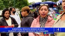 La Molina: policía en UCI tras recibir disparo dentro de comisaría La Planicie