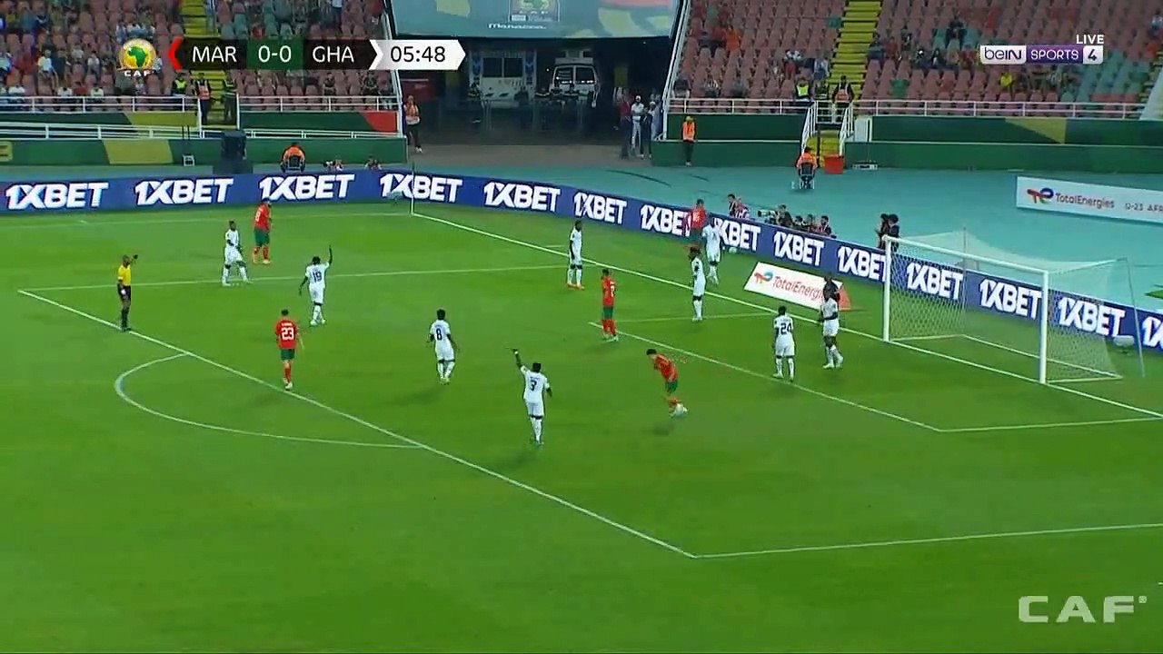 اهداف مباراة المغرب وغانا 5-1 كاس امم افريقيا ت...