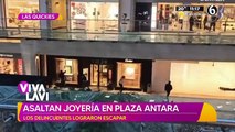 Asaltan joyería dentro de centro comercial; delincuentes lograron escapar