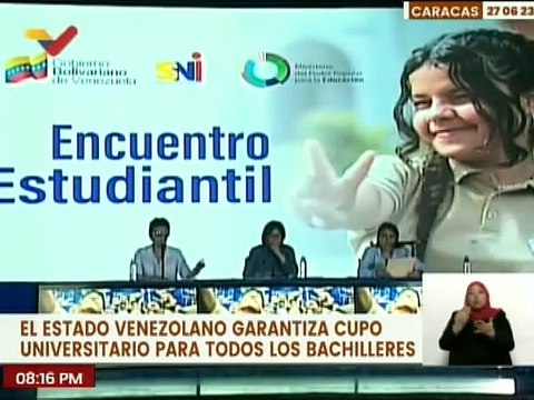 Gobierno Nacional garantiza la formación académica universitaria a todos los bachilleres