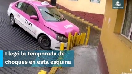 Lluvia "enciende" la Esquina del Diablo, la calle donde motos y coches derrapan