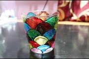 Colourful Glass Painting   Glass Painting Ideas   Art and Crafts #3