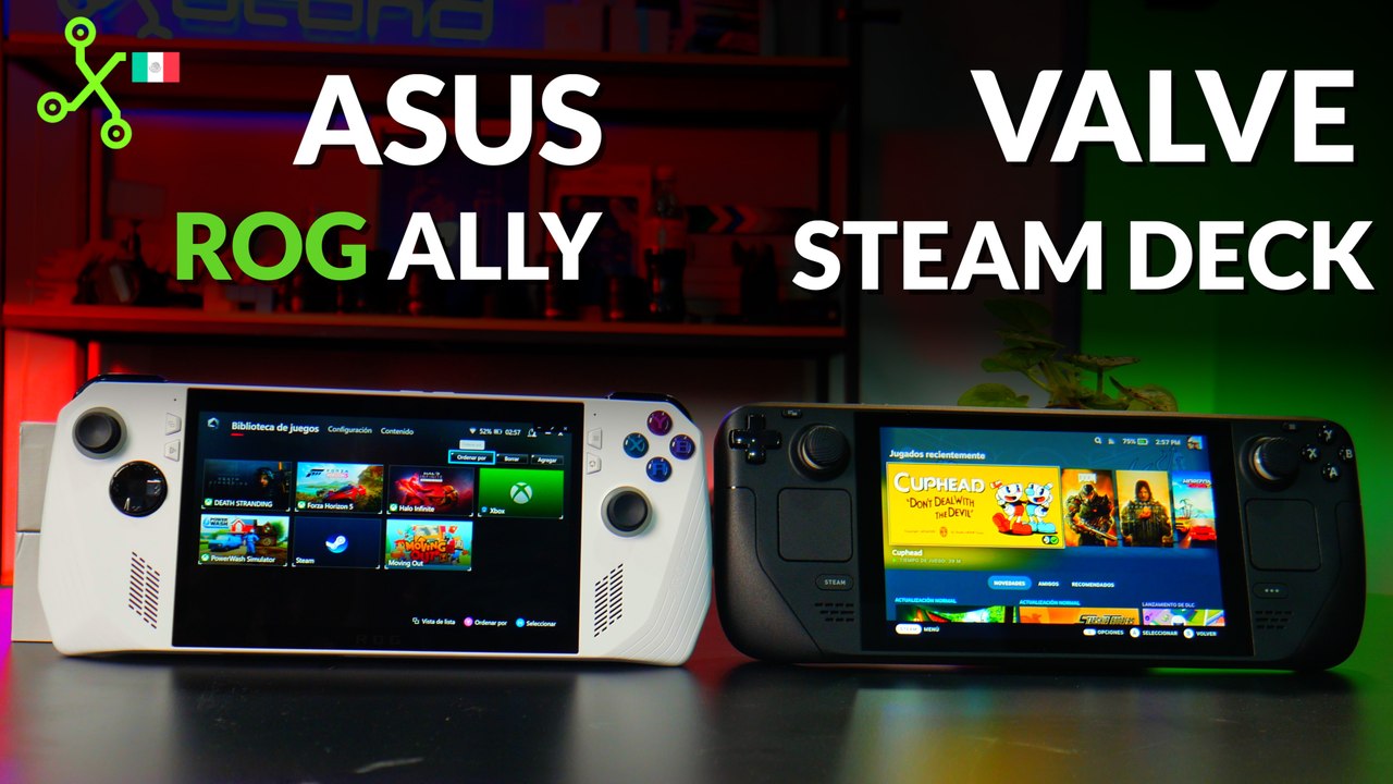 ASUS ROG ALLY llega a MÉXICO, la PROBAMOS y comparamos con STEAM DECK