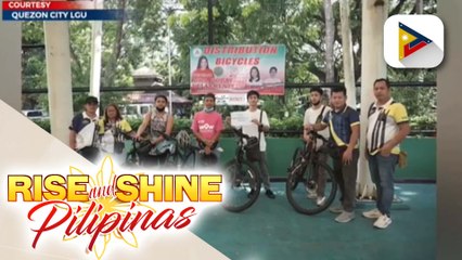 Gov't At Work: 200 manggagawa sa Quezon City, nakatanggap ng bisikleta mula sa LGU