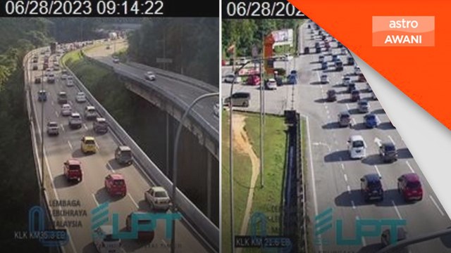 Aidiladha: Aliran trafik lebuh raya utama mula bergerak perlahan