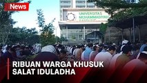 Ribuan Warga Muhammadiyah Khusuk Salat Iduladha di Bandung