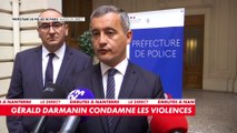 Gérald Darmanin : «Il y a eu des violences urbaines que je veux condamner»