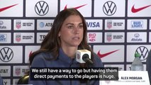 Alex Morgan praises 'surprisingly good' FIFA for prize money payments