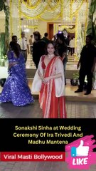 Sonakshi Sinha at Wedding Ceremony Of Ira Trivedi And Madhu Mantena