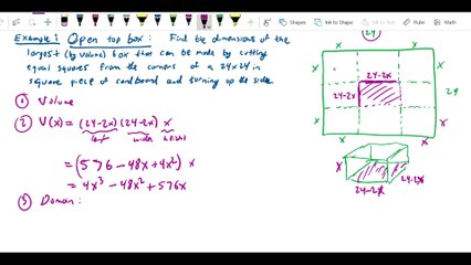Applied Optimization - Open top box