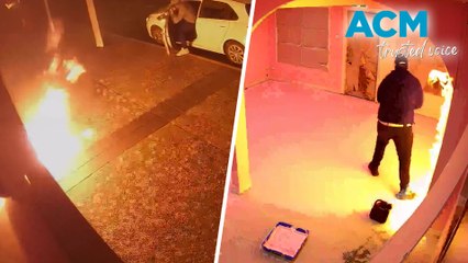 Two brazen arson attacks caught on camera