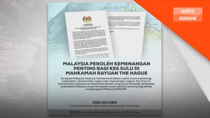 Tuntutan Sulu: Kemenangan cukup bermakna - Ahmad Zahid
