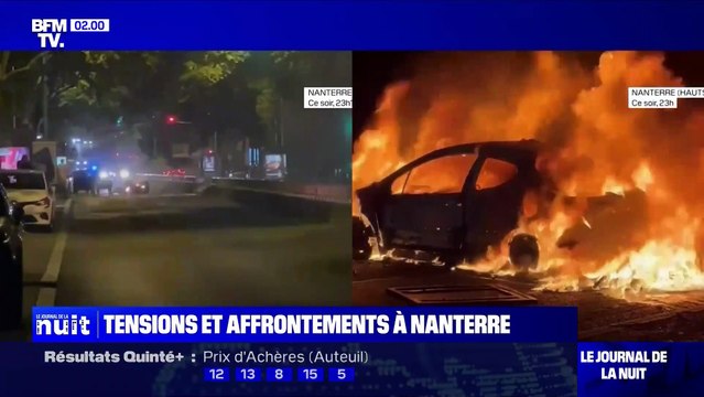 Ado tué par la police - Plusieurs villes françaises se sont embrasées cette nuit : Forces de l'ordre attaquées, bâtiments incendiés, mobilier urbain détruit...