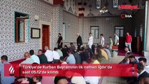 Kurban bayramının ilk namazı Iğdır’da kılındı