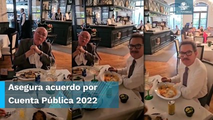 Legisladora del PAN exhibe comida de Ignacio Mier con titular de la ASF