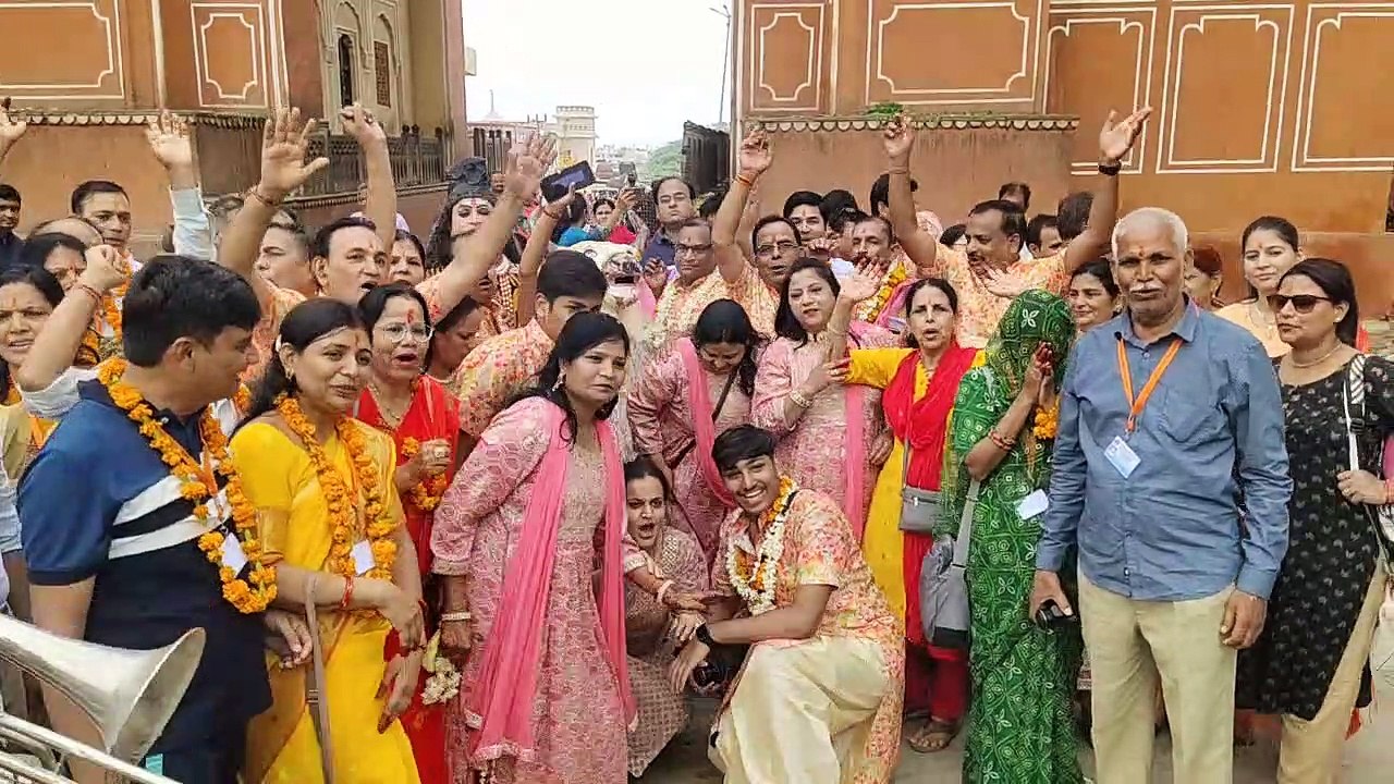 जयपुर से निकली अमरनाथ यात्रा, गूंज उठे बाबा बर्फानी के जयकारे