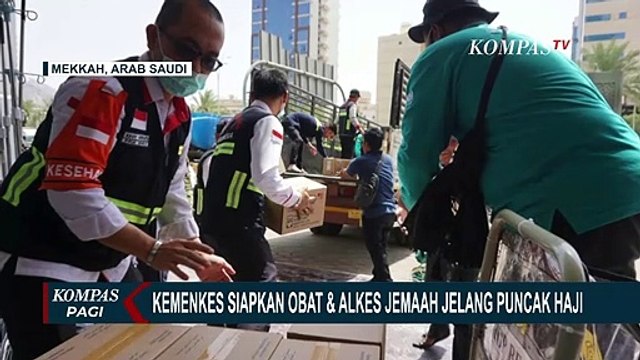 Kemenkes Siapkan Obat-obatan dan Alkes untuk Jemaah Jelang Puncak Haji