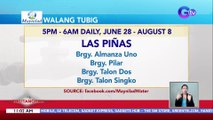 Las Piñas, Imus at Bacoor, Cavite, makararanas ng water interruption hanggang August 8 simula ngayong araw | BT