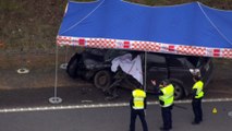 14yo under police guard after car collided with truck