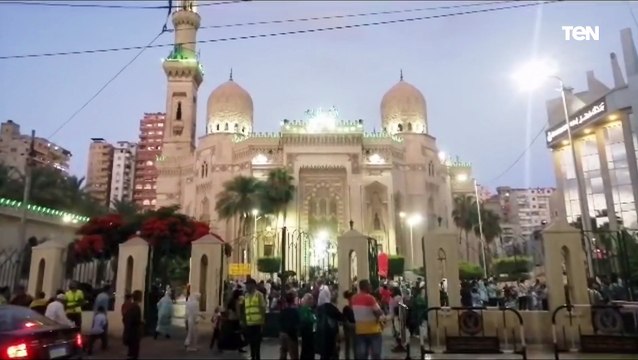تكبيرات العيد بمسجد المرسي ابو العباس بالإسكندرية