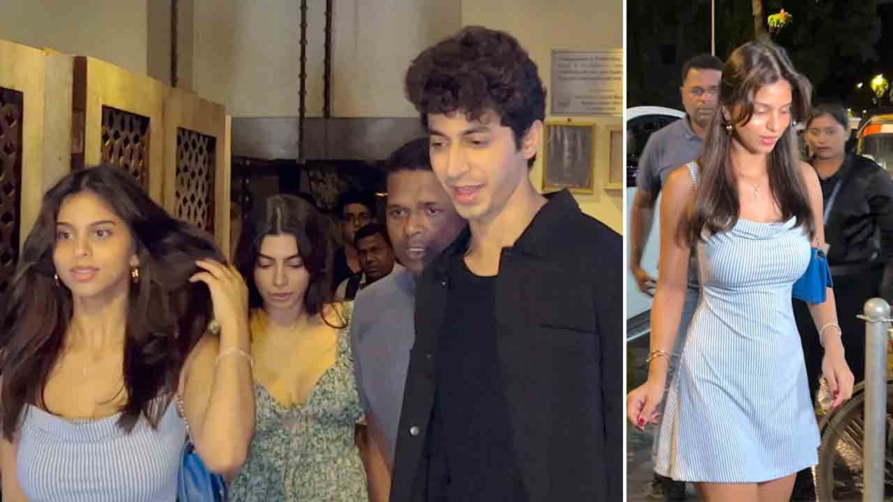 Suhana Khan looks hot in a Too Short Dress at L...