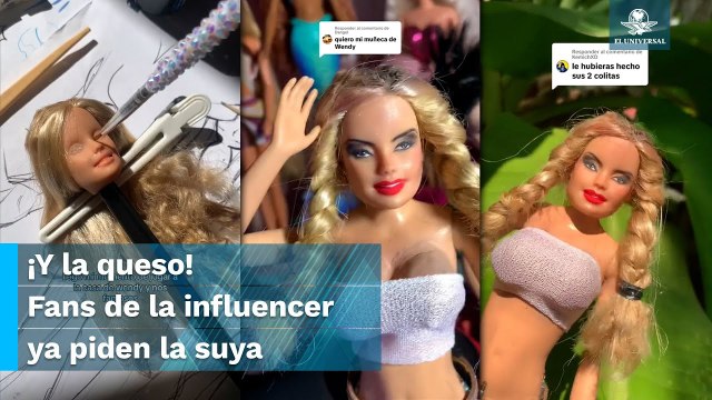 Crean Barbie inspirada en Wendy Guevara de La Casa de los Famosos