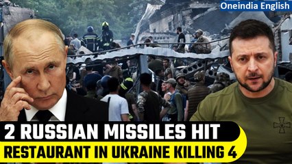 Russia-Ukraine war: Russian missile strike hits restaurants in Kramatorsk city | Oneindia News