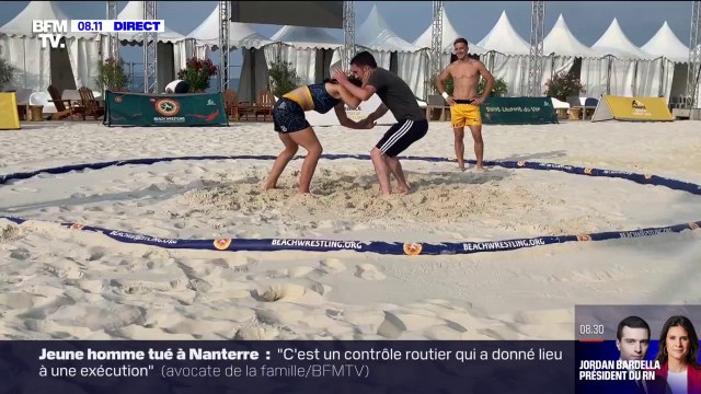 La lutte de plage au programme du Beach Sport Festival à Saint Laurent du Var