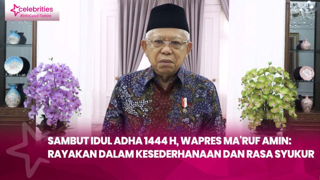 Sambut Idul Adha 1444 H, Wapres Ma'ruf Amin: Rayakan dalam Kesederhanaan dan Rasa Syukur