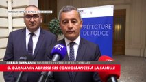 Gérald Darmanin adresse ses condoléances à la famille du jeune tué hier à Nanterre