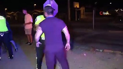 Alkollü diş hekimine meydan dayağı kamerada