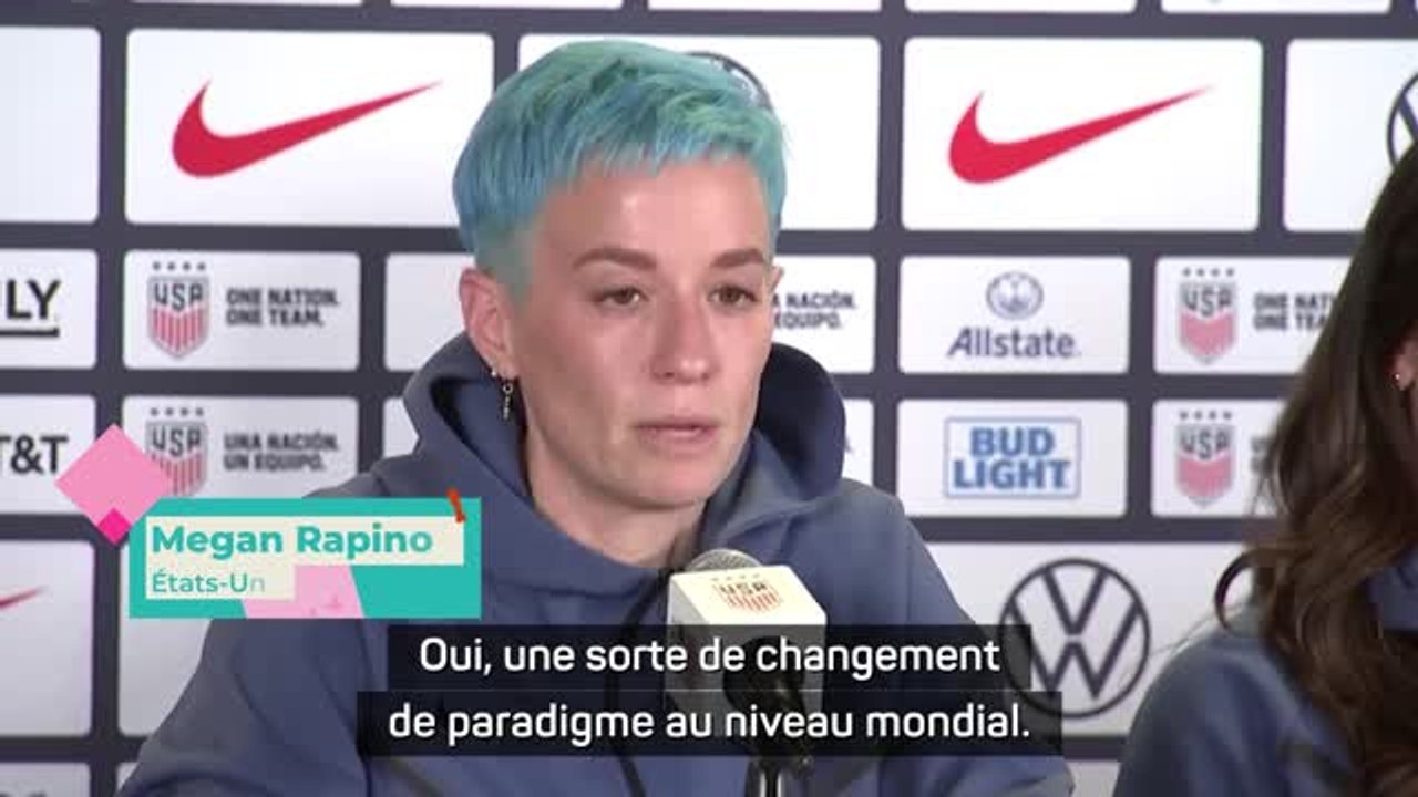 États-Unis - Rapinoe : "Une sorte de changement de paradigme au niveau mondial"