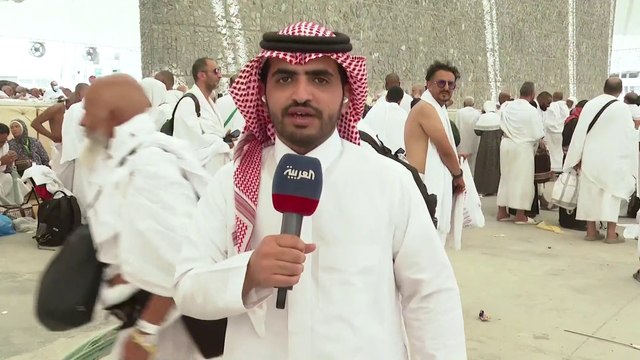 مراسل #العربية يرصد حركة الحجاج في #منشأة_الجمرات والخدمات المقدمة لتسهيل حركتهم بشكل انسيابي #العربية_في_الحج