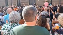 El movimiento feminista congrega en Gijón a centenares de personas que piden a Foro que rompa el pacto con Vox