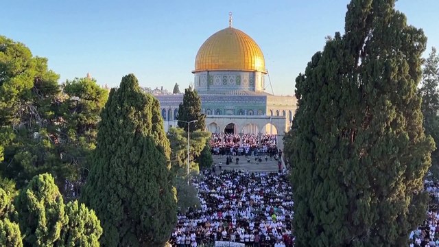 Muslims across the Middle East and North Africa gather to celebrate Eid al-Adha