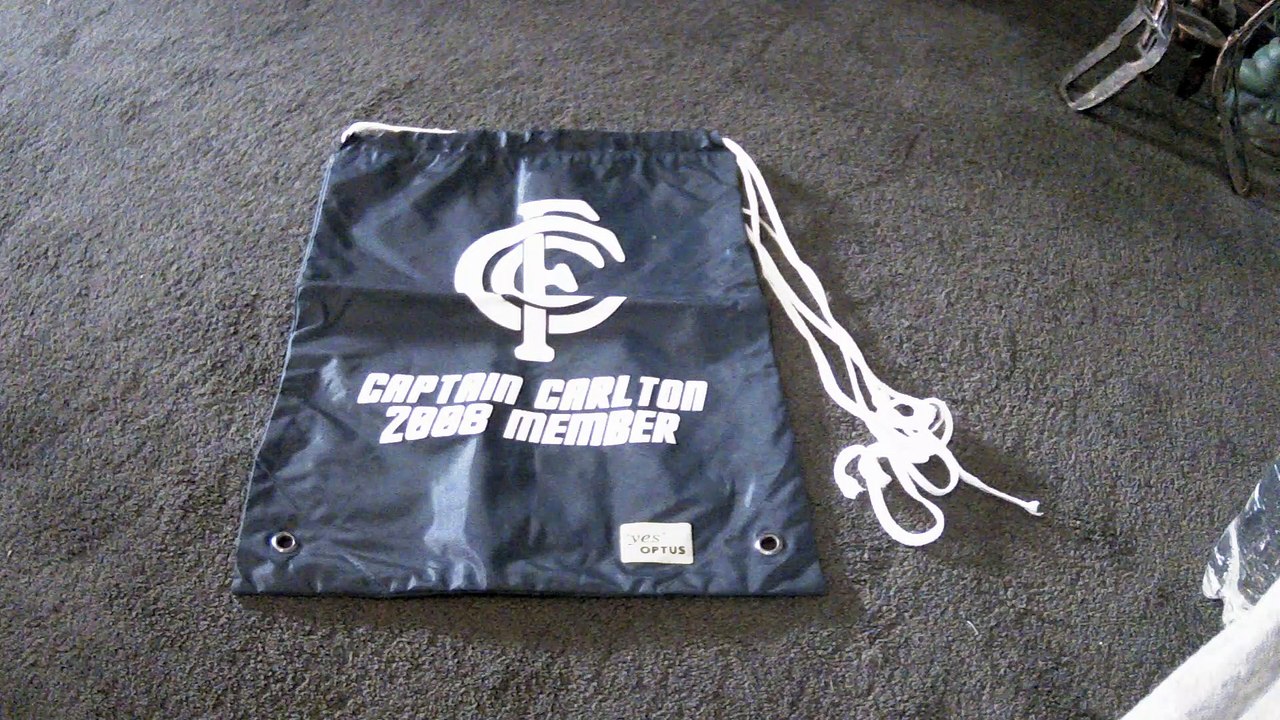 AFL captain carlton members 2008 backpack