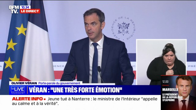 Adolescent tué à Nanterre: On est pas dans un temps politique, on est dans un temps de l'émotion et dans un temps de l'enquête déclare Olivier Véran