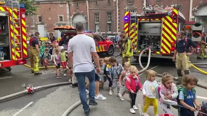 Incendie en cours à Flône