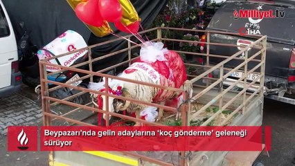 Beypazarı’nda gelin adaylarına ‘koç gönderme’ geleneği sürüyor