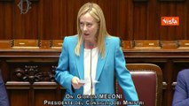 Meloni: Continuare con sostegno all'Ucraina, senza aiuti sarebbe in vigore la legge del pi? forte