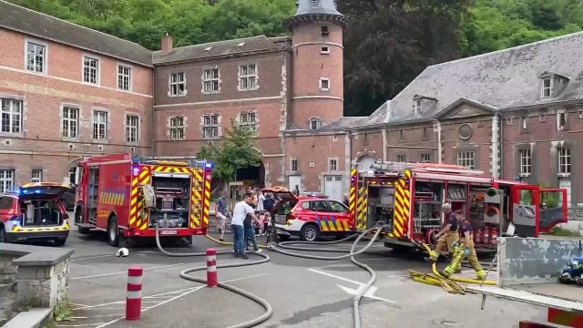 Incendie en cours à Flône