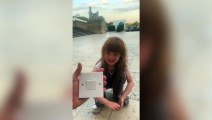 Wholesome moment dad convinced daughter she turned on the lights of Eiffel Tower - using a light switch