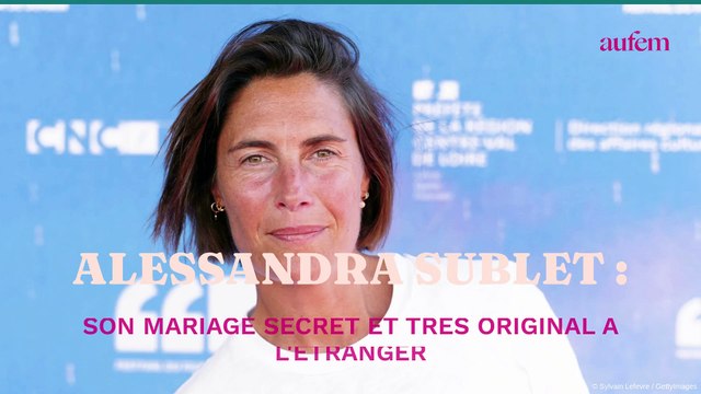 Alessandra Sublet : son mariage secret et très original à l’étranger