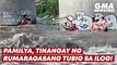 Pamilya, tinangay ng rumaragasang tubig sa ilog! | GMA News Feed