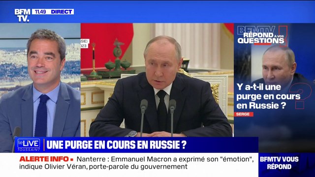 Y a-t-il une purge en cours en Russie ? BFMTV répond à vos questions