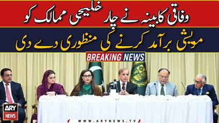 Federal Cabinet approves export of cattle to four Gulf states